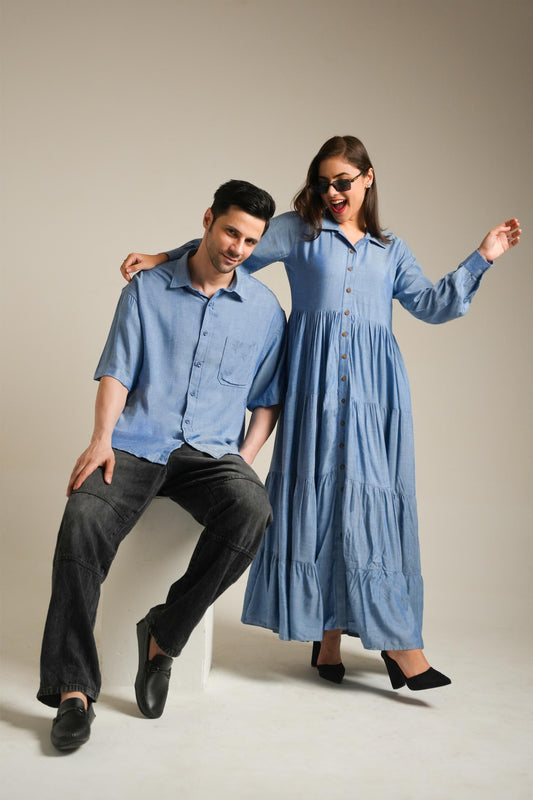 Chambray Couple Matching Outfit