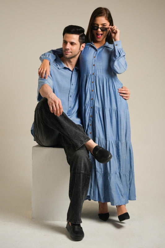 Chambray Couple Matching Outfit